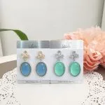 Obsidian Bow Earring