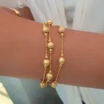 Gold Ball Bracelet
