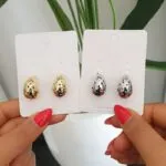 Stone Dotted Earring