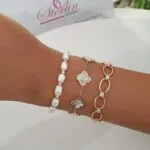 Interlock Gold Bracelet - Image 3