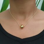 Gold Ball Necklace