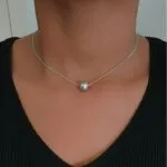 Silver Ball Necklace