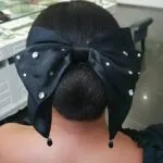 Stoned Bow Hair Clip - Image 4