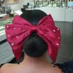Stoned Bow Hair Clip - Image 5