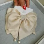 Pearl Bow Hair Clip - Image 4