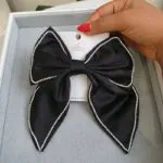 Blinged Bow Hair Clip