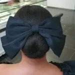 Stoned Bow Hair Clip - Image 3