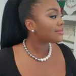 2Tone Pearl Necklace - Image 3