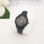 All Black Strap Watch