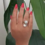 Pearl ball Ring - Image 2