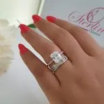 Gold Stoned Band Ring - Image 2