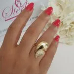 Golden Cascade Ring