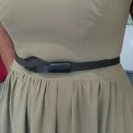 Adjustable Leather Belt - Image 4