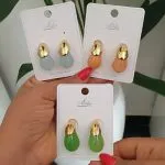 Twin Colour Earring