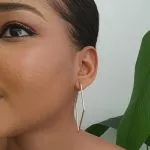 Gold Cut Earring - Image 2