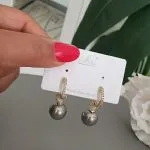 Pearl Link Earring