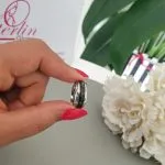 Black Silver Band Ring - Image 2