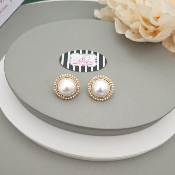 Pearl Stone Earring