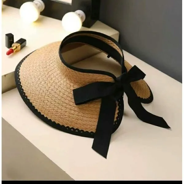 Wide Brim Bow Hat