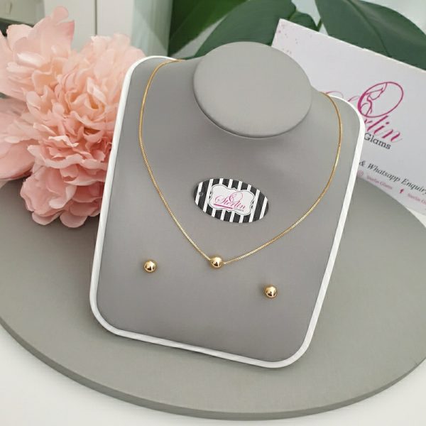 2Pc Gold Ball Set