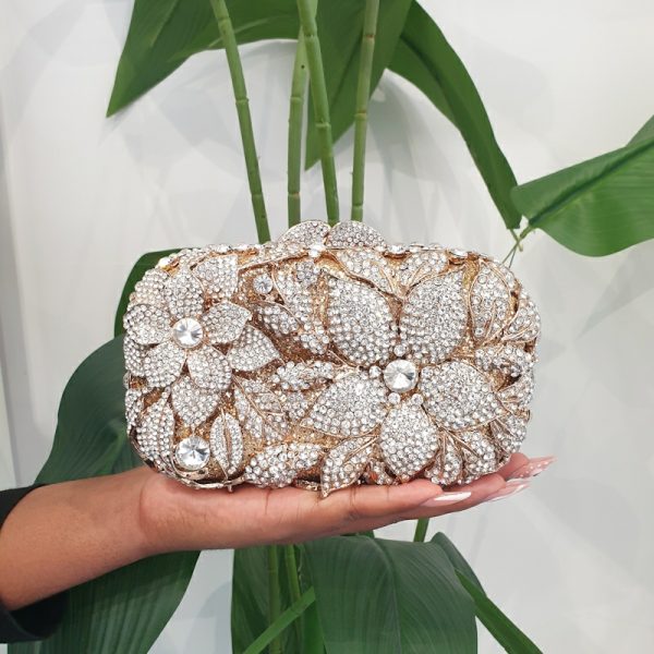 Gold Stone Clutch