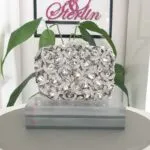 Stone Silver Clutch