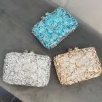 Flower Stone Clutch