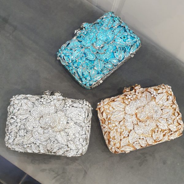 Flower Stone Clutch