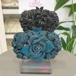 Hibiscus Stone Clutch