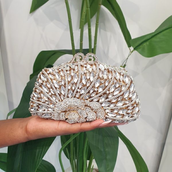 Gold Stone Clutch