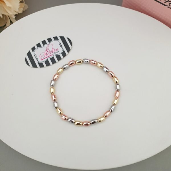 3Tone Elasticated Bracelet