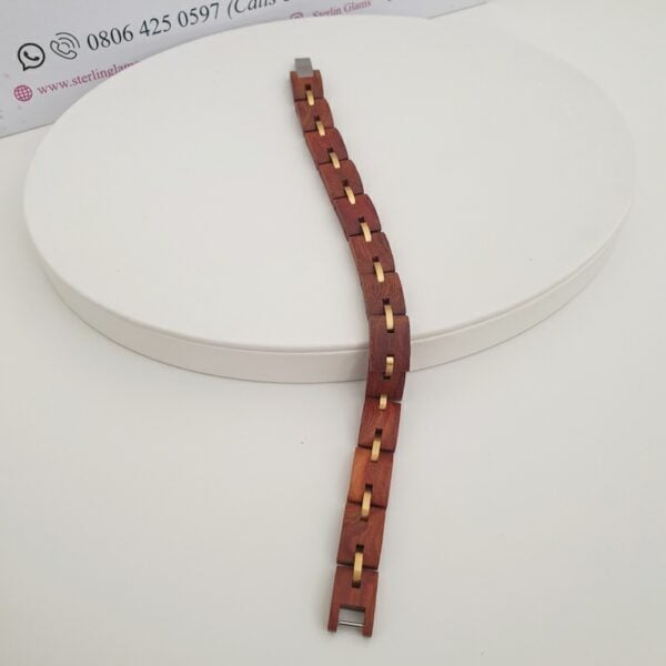 Wooden Gold Bracelet
