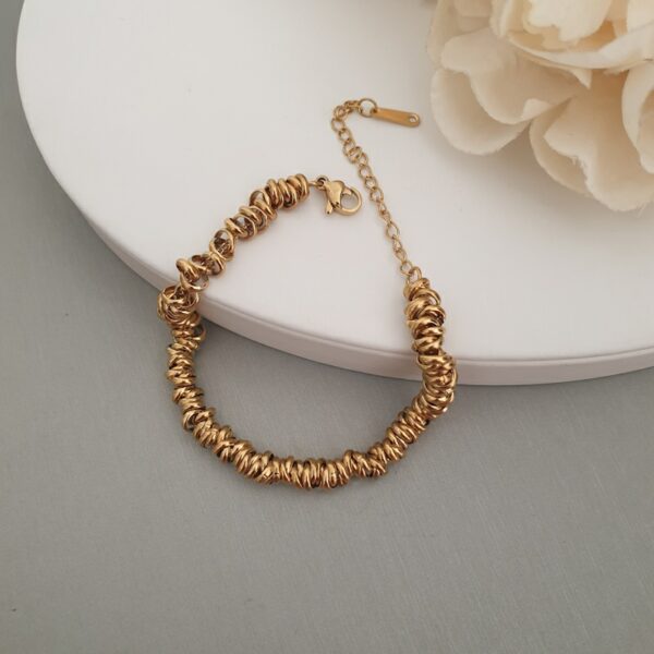Gold Circle Bracelet