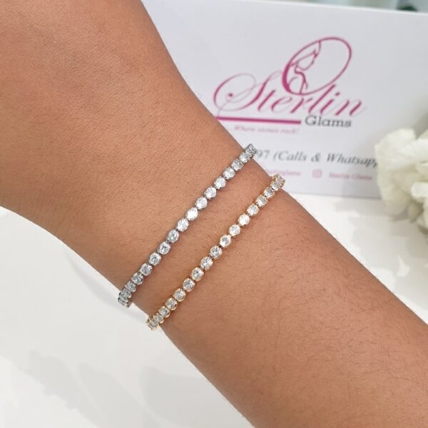 Crystal Ball Link Bracelet