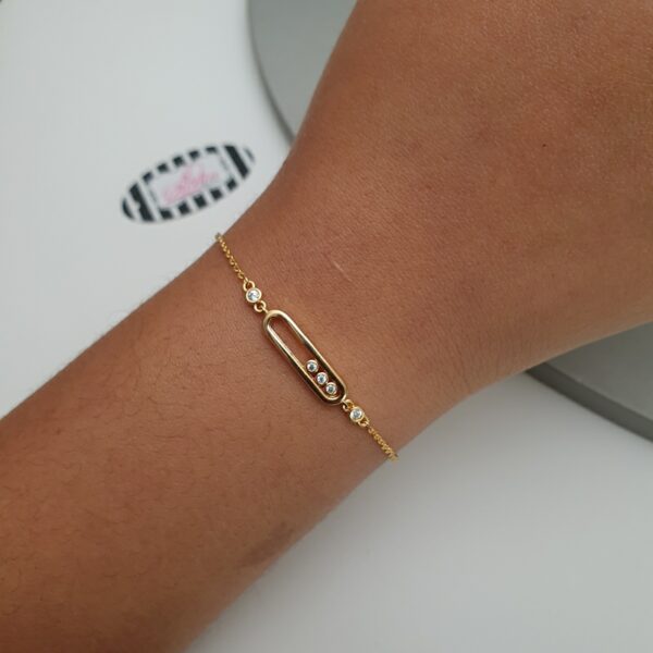Accent Bar Chain Bracelet