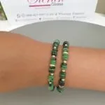 Elasticated Stone Bead Bracelet - Image 3