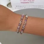 Elasticated Stone Bead Bracelet - Image 4