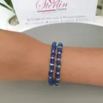 Elasticated Stone Bead Bracelet - Image 5