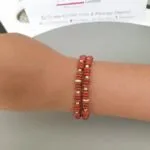 Elasticated Stone Bead Bracelet - Image 6