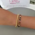 Elasticated Bead Bracelet - Image 2