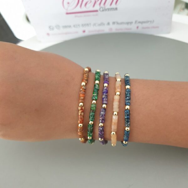 Elasticated Bead Bracelet