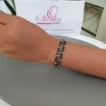 Stoned Elasticated Bead Bracelet - Image 3