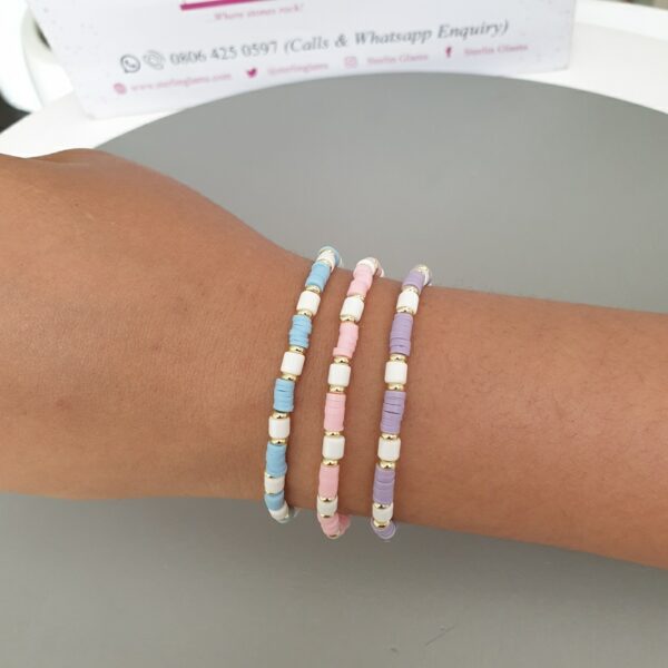 Elasticated Disc Bracelet