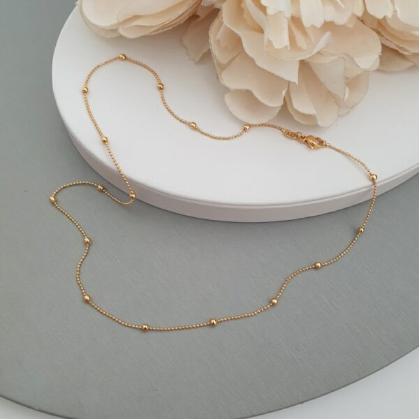 Gold Mini Ball Necklace