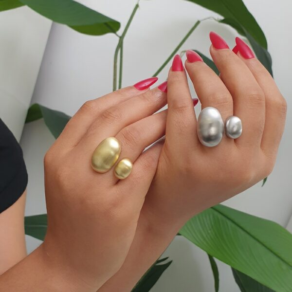 Duo Matt & Shiny Ring