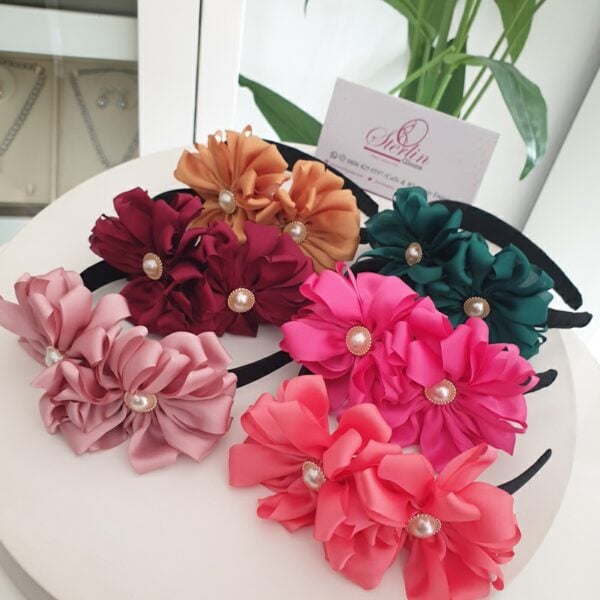 Double Petal Pearl Alice Band