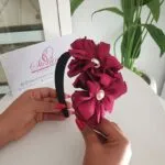 Double Petal Pearl Alice Band - Image 9