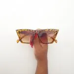 Leopard Rimmed Sunglasses