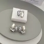 Glossy Spec Earring & Ring Set