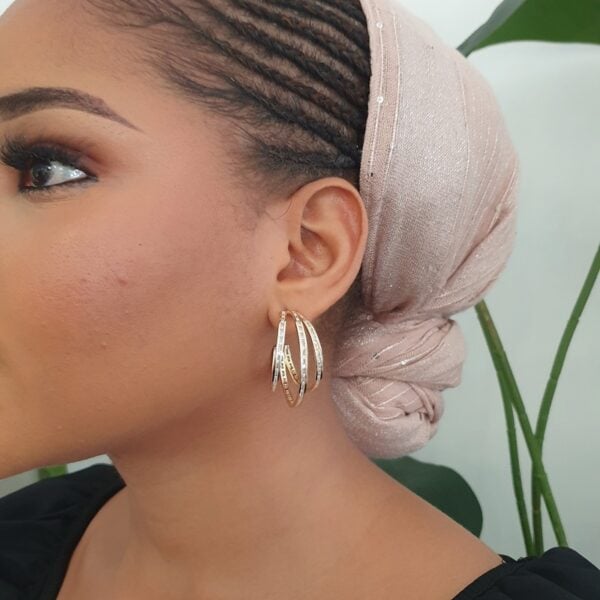 Triple Loop Earrings